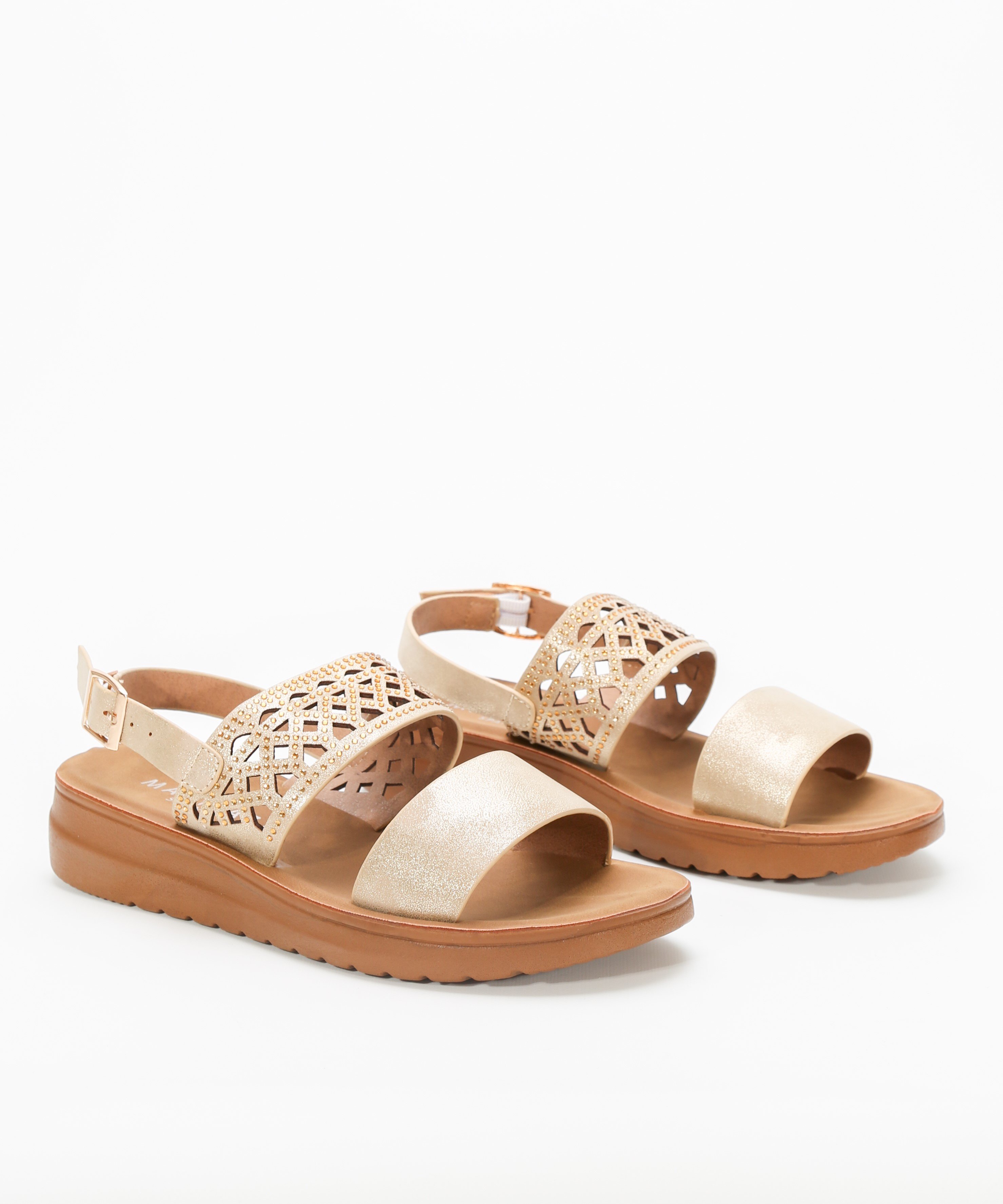 Sandalia plana strass image number null